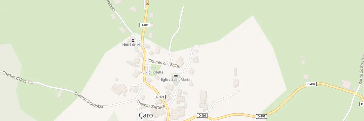 Plan du 109 Che de l’Église à Caro