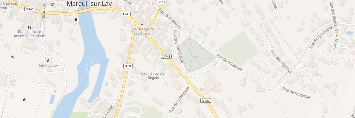 Plan du 37 Rue de la boulaye à Mareuil-sur-Lay-Dissais