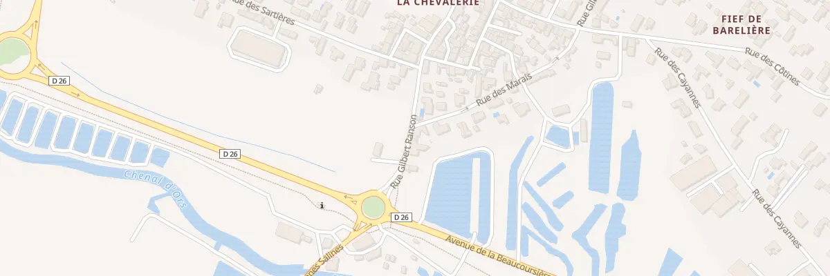 Plan du 9216 Rue Gilbert Ranson au Château-d’Oléron