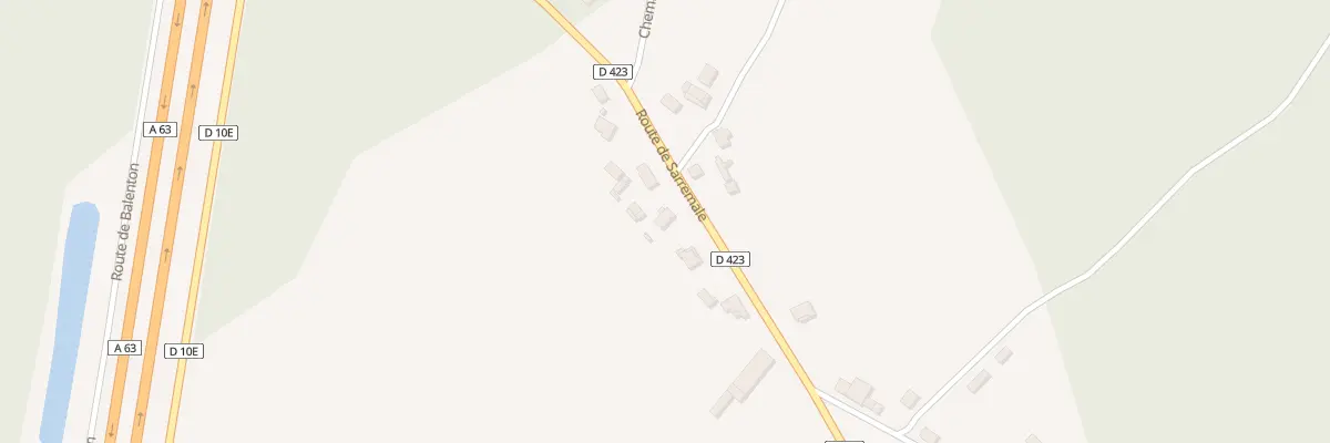 Plan du 458 Rte de Sarremale à Magescq