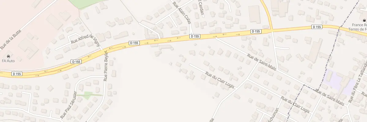 Plan du 30 Rue du Clair Logis à Lécousse