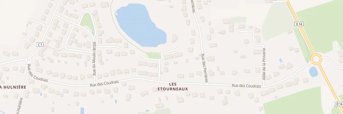 Plan du 82 Imp de la Carriere à Mésanger