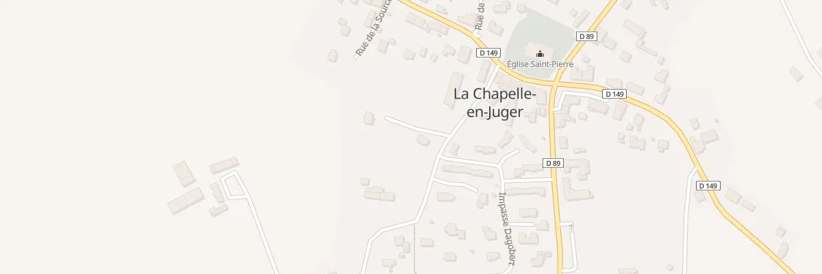 Plan du 10B Rue des Landes -Chapelle Juger à Thèreval