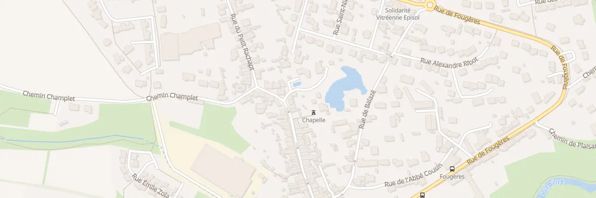 Plan du 72 Rue du Rachapt à Vitré