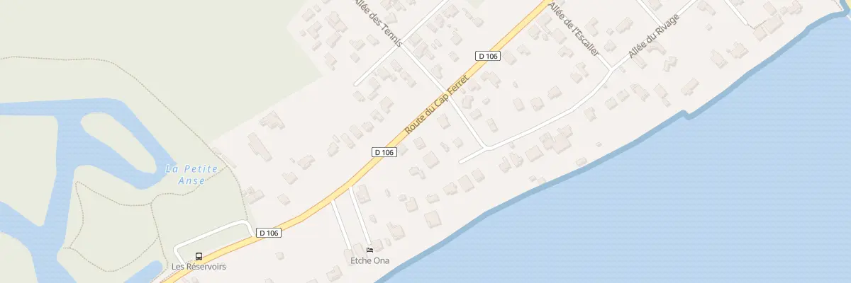 Plan du 84 Rte de Cap Ferret Canon à Lège-Cap-Ferret