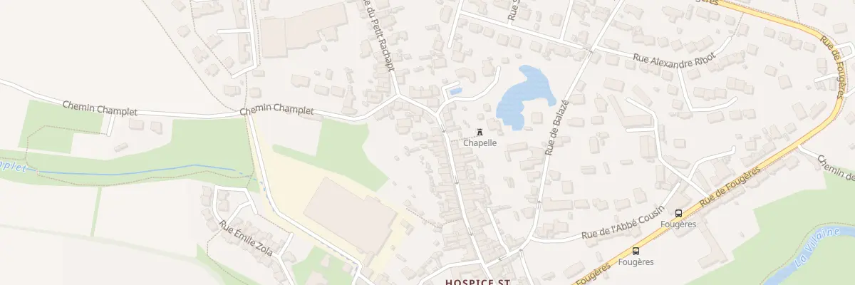 Plan du 45 Rue du Rachapt à Vitré
