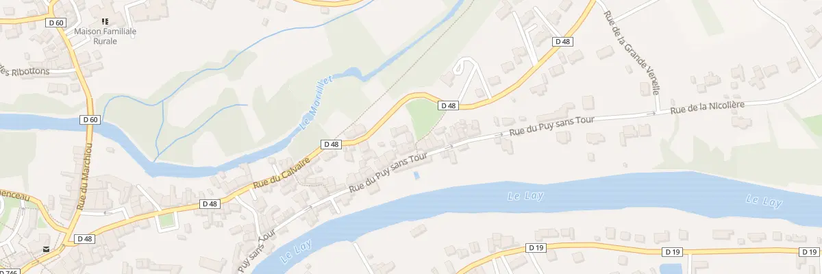 Plan du 43 Rue du puy sans tour à Mareuil-sur-Lay-Dissais