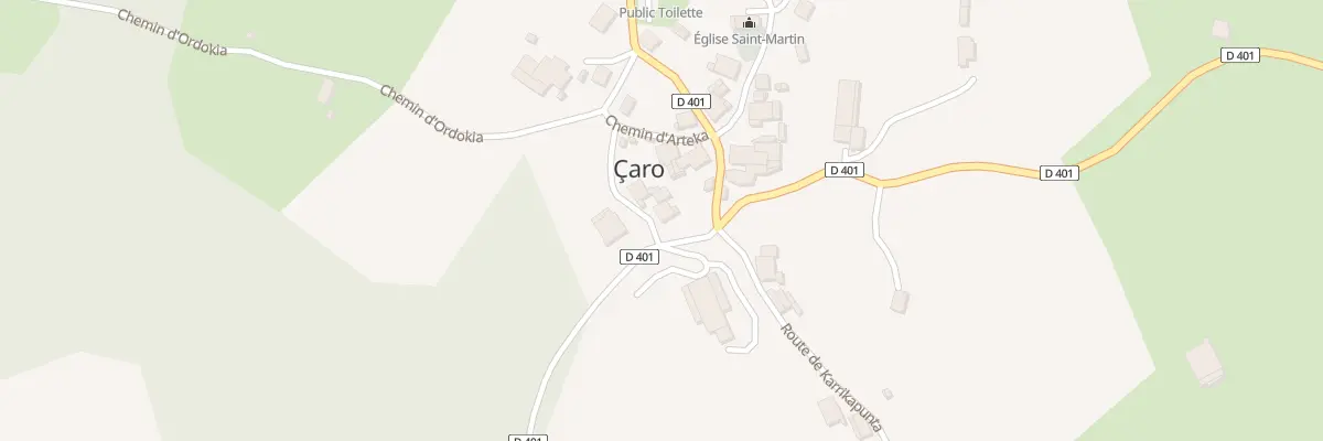Plan du 5057 Elgamutche à Caro