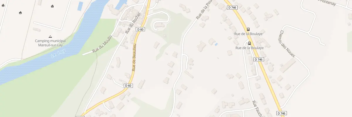 Plan du 12 Rue de la poulette à Mareuil-sur-Lay-Dissais