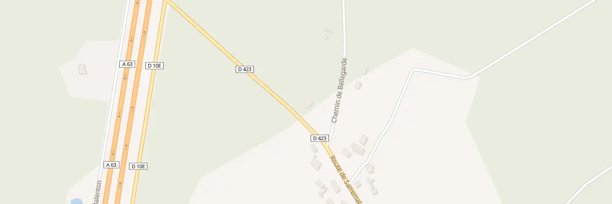 Plan du 309 Rte de Sarremale à Magescq