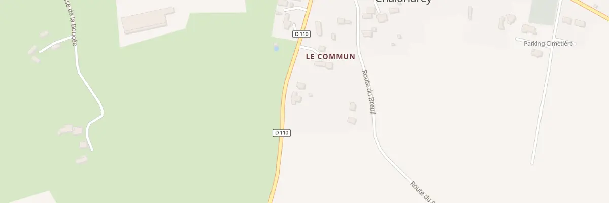 Plan du 13 Rte des Bossettes - Chalandrey à Isigny-le-Buat