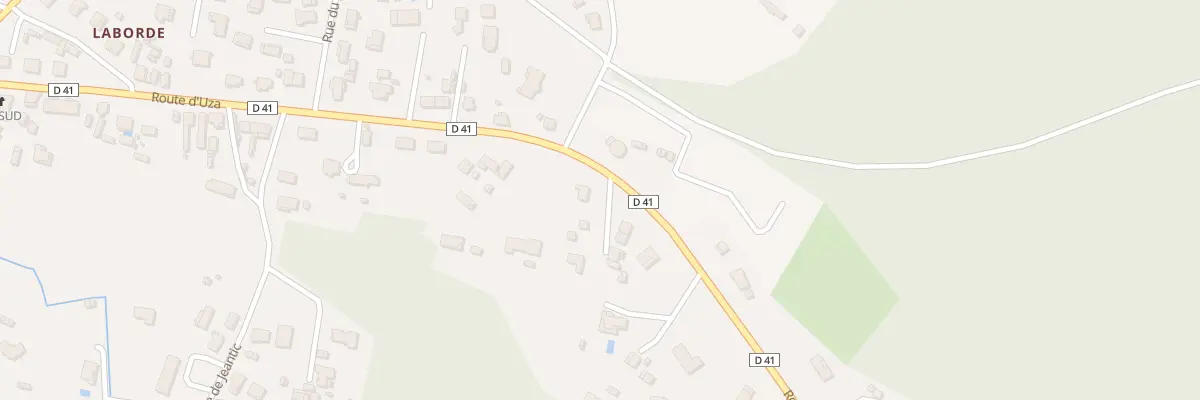 Plan du 634 Rte d’Uza à Saint-Julien-en-Born