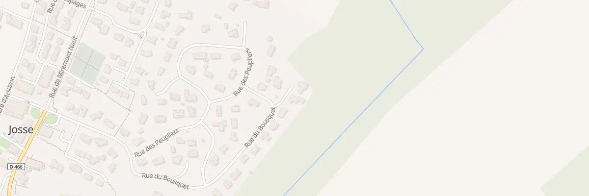 Plan du 520 Rue du Bousquet à Josse