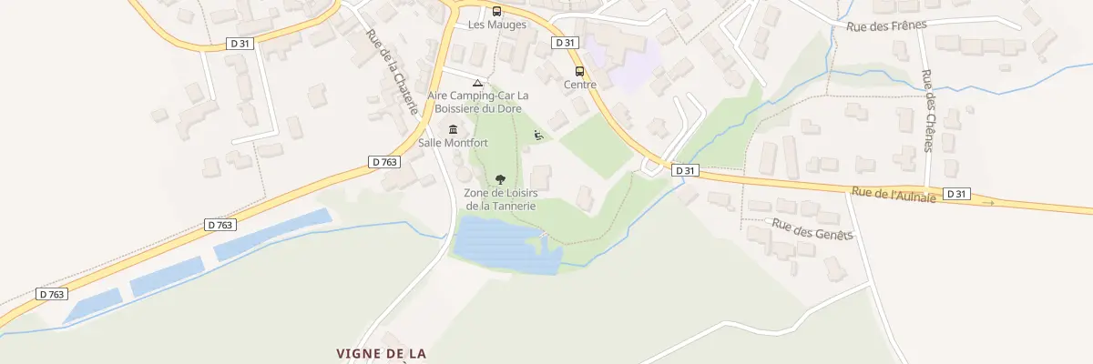 Plan du 20 Rue des mauges à La Boissière-du-Doré