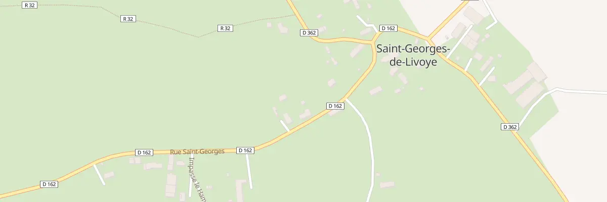 Plan du 5003A Le Bourg à Saint-Georges-de-Livoye