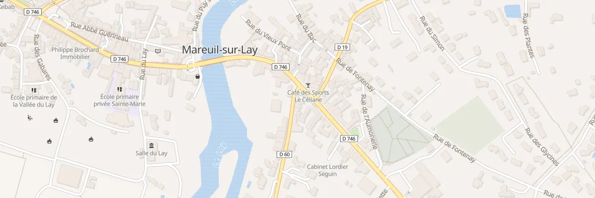 Plan du 3 Rue de beaulieu à Mareuil-sur-Lay-Dissais