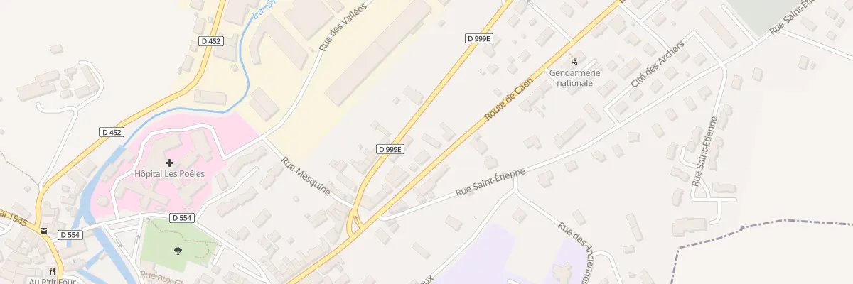 Plan du 19 Rue de Caen - Villedieu à Villedieu-les-Poêles-Rouffigny