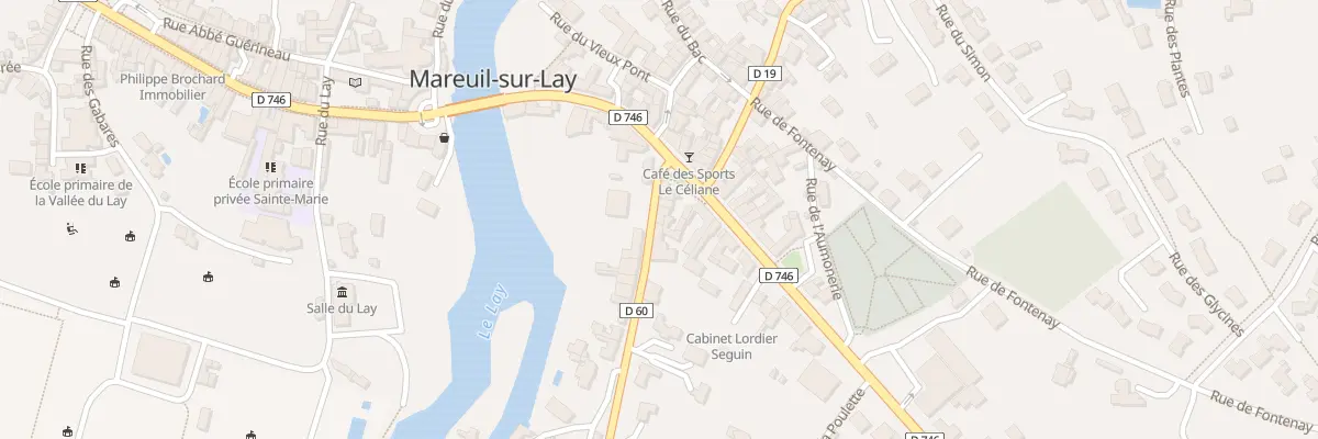 Plan du 9 Rue de beaulieu à Mareuil-sur-Lay-Dissais