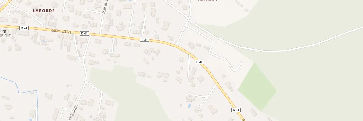 Plan du 636 Rte d’Uza à Saint-Julien-en-Born