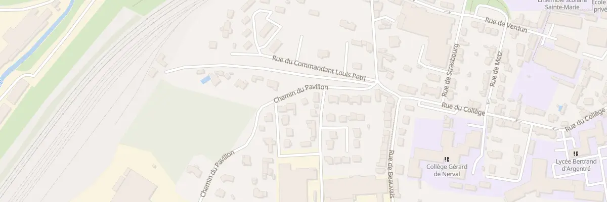 Plan du 11 Che du Pavillon à Vitré