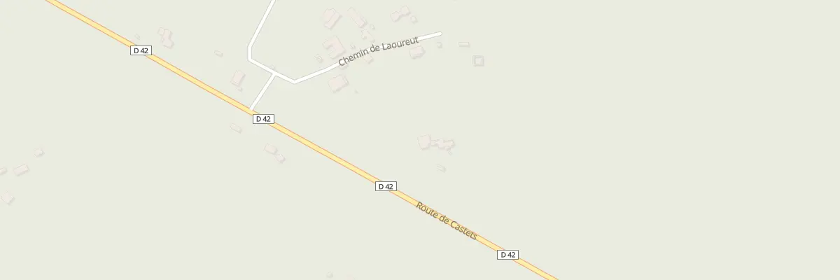Plan du 1895 Rte de Castets à Linxe