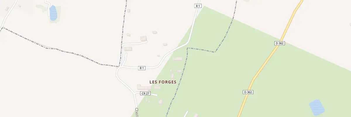 Plan du 5032 Les Forges à Saint-Georges-de-Livoye