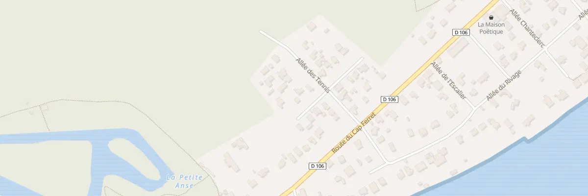 Plan du 4 All des Sauges Grand Piquey à Lège-Cap-Ferret