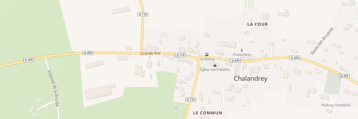 Plan du 29 Grande Rue - Chalandrey à Isigny-le-Buat