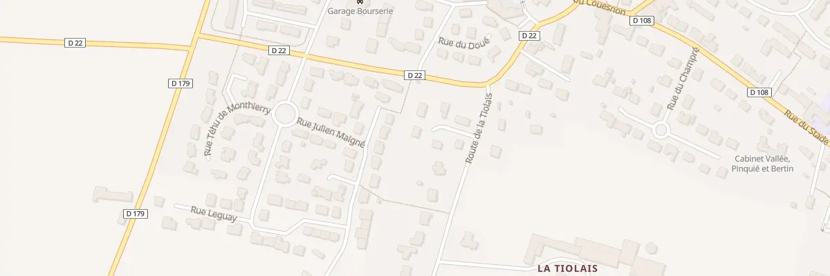 Plan du 5 Rue du Champ du Ruisseau à Javené