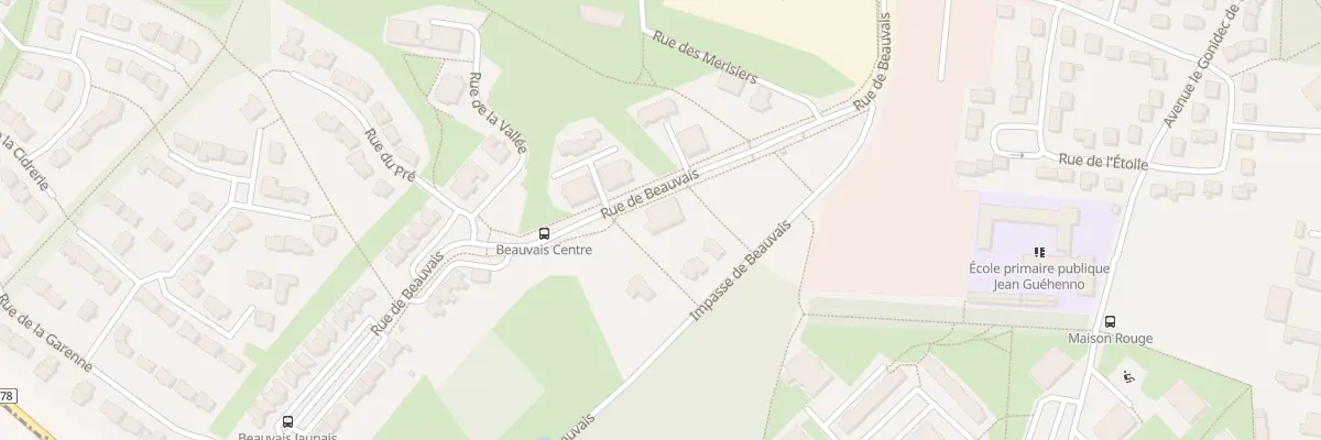 Plan du 37 Rue de Beauvais à Vitré