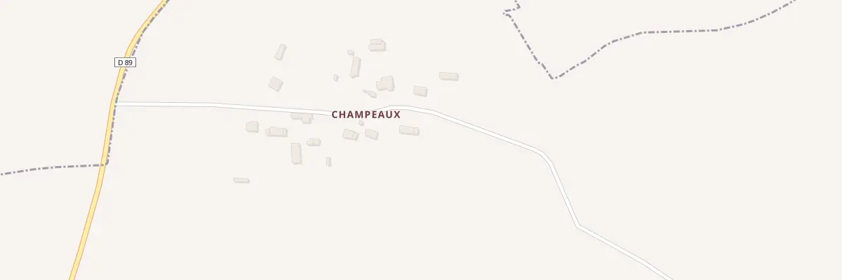 Plan du 3 Champeaux au Mesnil-Amey
