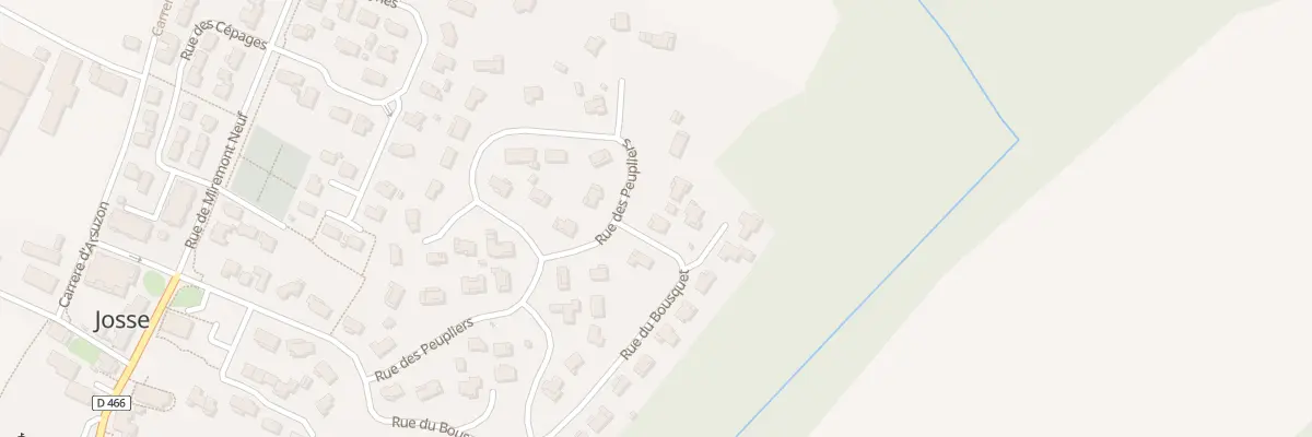 Plan du 552 Rue du Bousquet à Josse