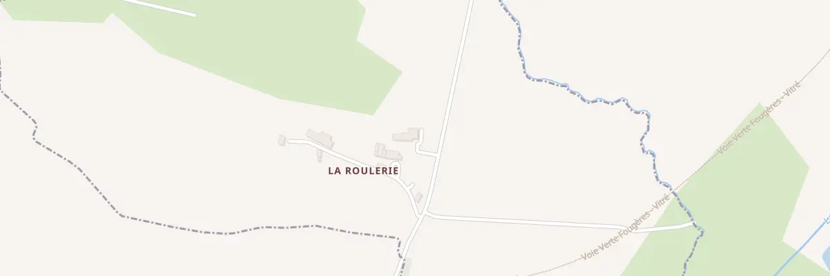 Plan du 13 Rte de Fougères à Montreuil-sous-Pérouse