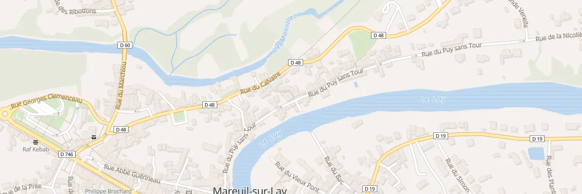 Plan du 21 Rue du puy sans tour à Mareuil-sur-Lay-Dissais