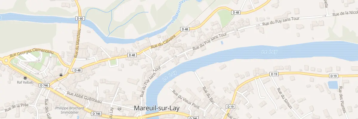 Plan du 14 Rue du puy sans tour à Mareuil-sur-Lay-Dissais