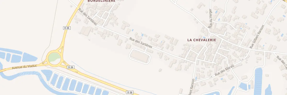 Plan du 13A Rue des Sartières au Château-d’Oléron