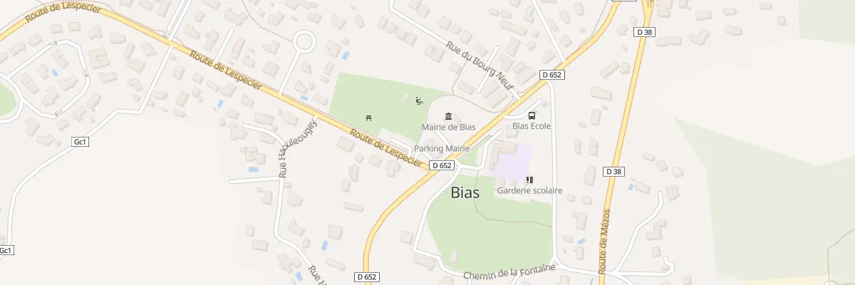 Plan du 312 Rte des Lacs à Bias