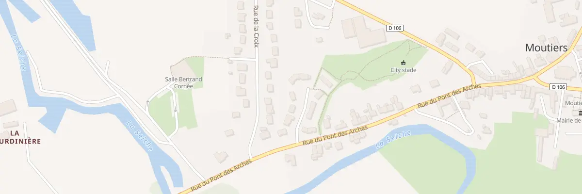 Plan du 7 Allée des Lavandières à Moutiers