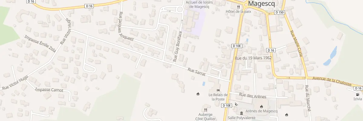 Plan du 9 Rue Guy Boniface à Magescq