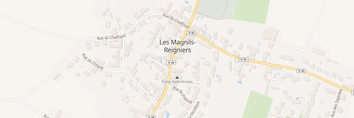 Plan du 9 Rue de l’église aux Magnils-Reigniers