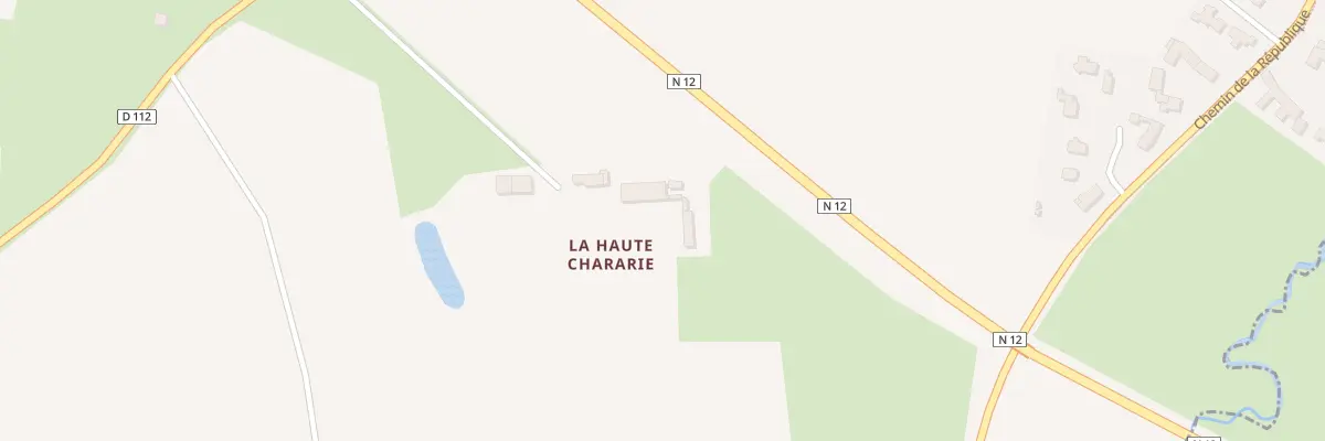 Plan du 33 La Haute Chararie à Lécousse