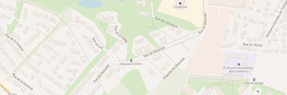 Plan du 50 Rue de Beauvais à Vitré