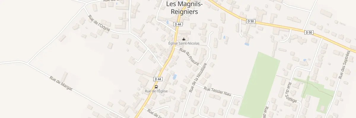 Plan du 15 Rue de l’église aux Magnils-Reigniers