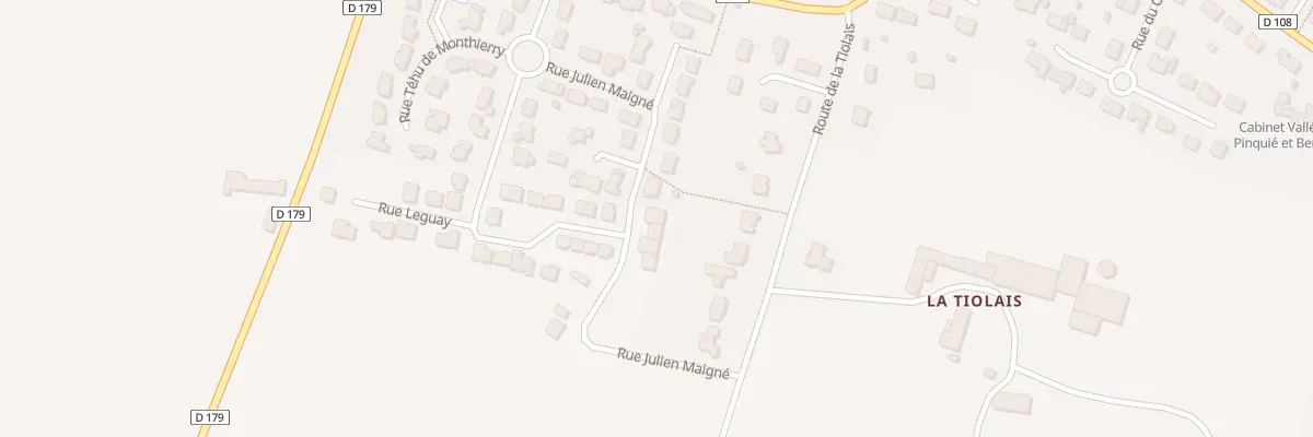 Plan du 23 Rue Julien Maigne à Javené