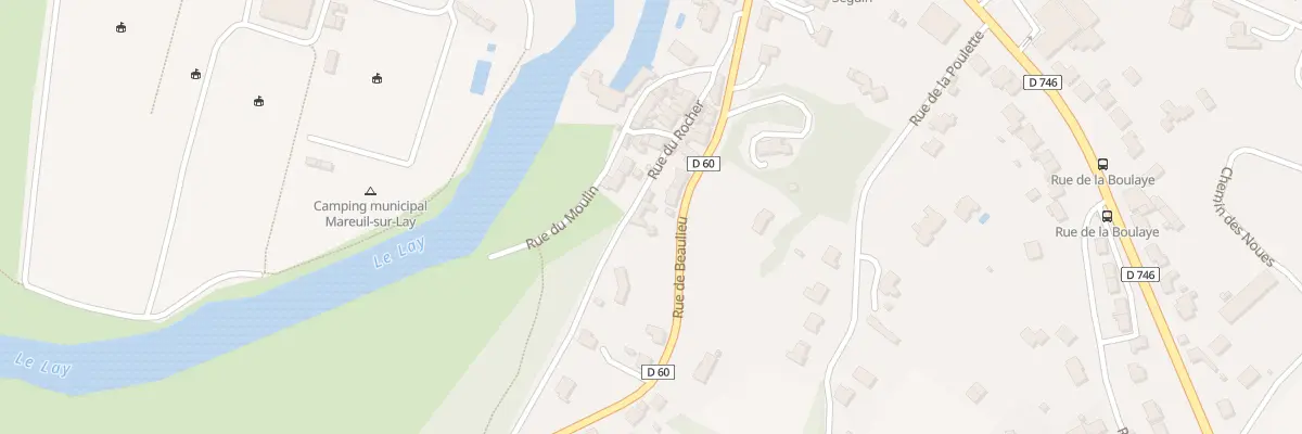 Plan du 28 Rue de beaulieu à Mareuil-sur-Lay-Dissais