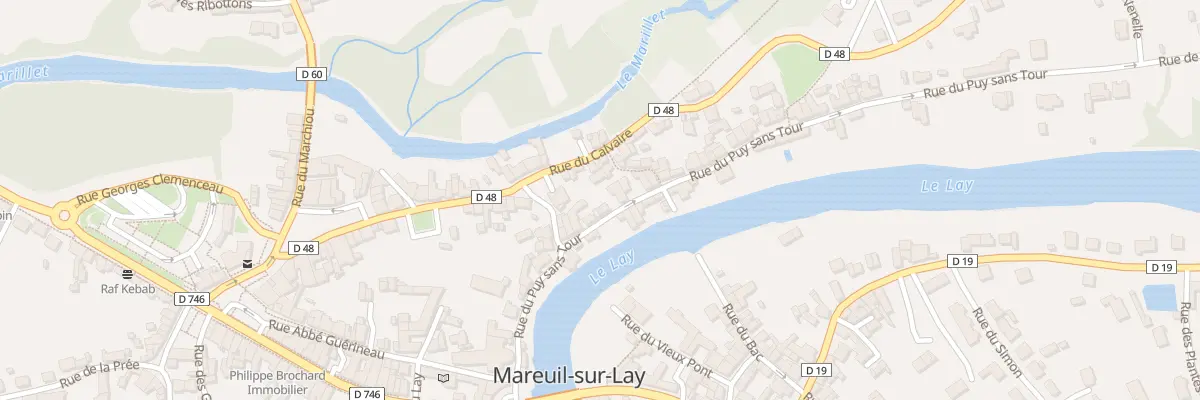 Plan du 13 Rue du puy sans tour à Mareuil-sur-Lay-Dissais