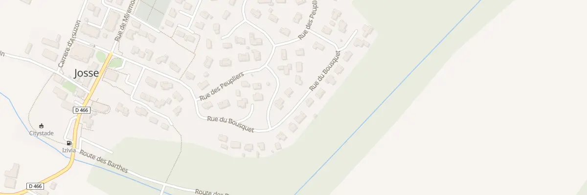Plan du 138 Rue des Peupliers à Josse