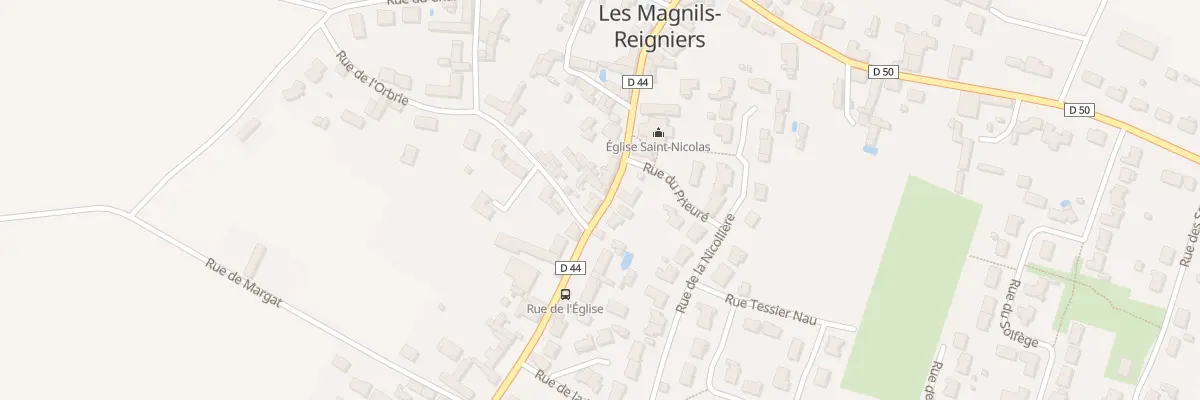 Plan du 34 Rue de l’église aux Magnils-Reigniers