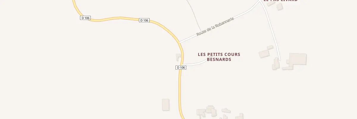 Plan du 1 La Petite Bate à Moutiers