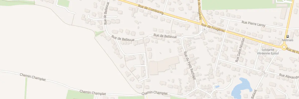 Plan du 3 Rue Nicolas Copernic à Vitré